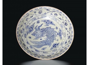 thế kỷ 15 việt nam thanh hoa ngư văn bàn 15世紀越南青花魚紋盤