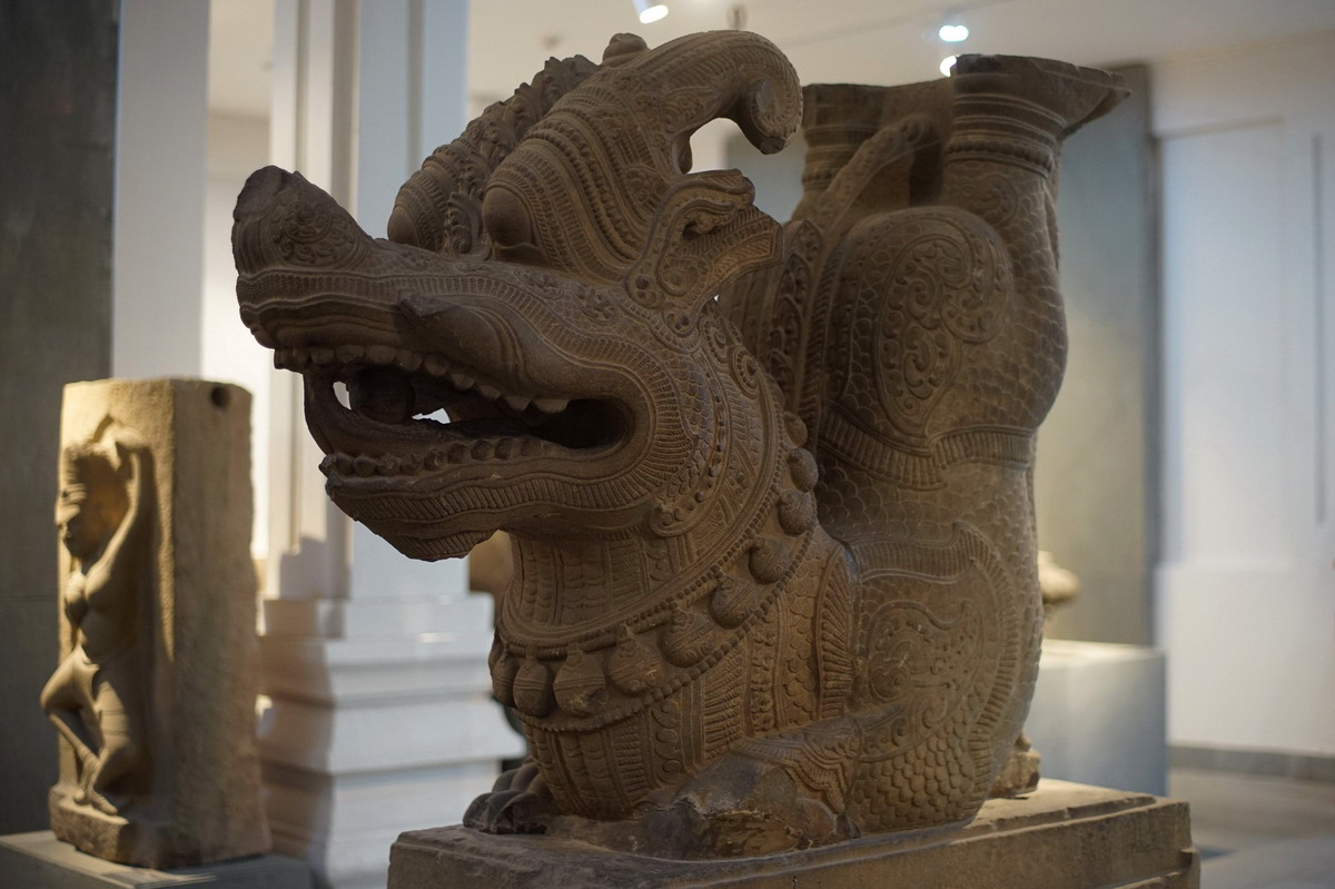 Chùm ảnh: Bức tượng rồng ‘chổng mông’ lạ lùng của vương quốc Champa