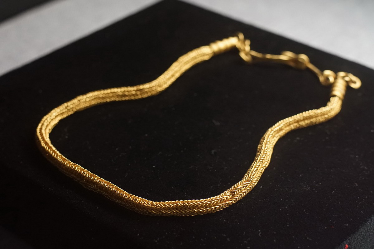 Chùm ảnh: Đồ trang sức bằng vàng tinh xảo của nền văn hóa Óc Eo